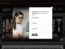 Tablet Screenshot of insideouttrainingandequippingschool.org